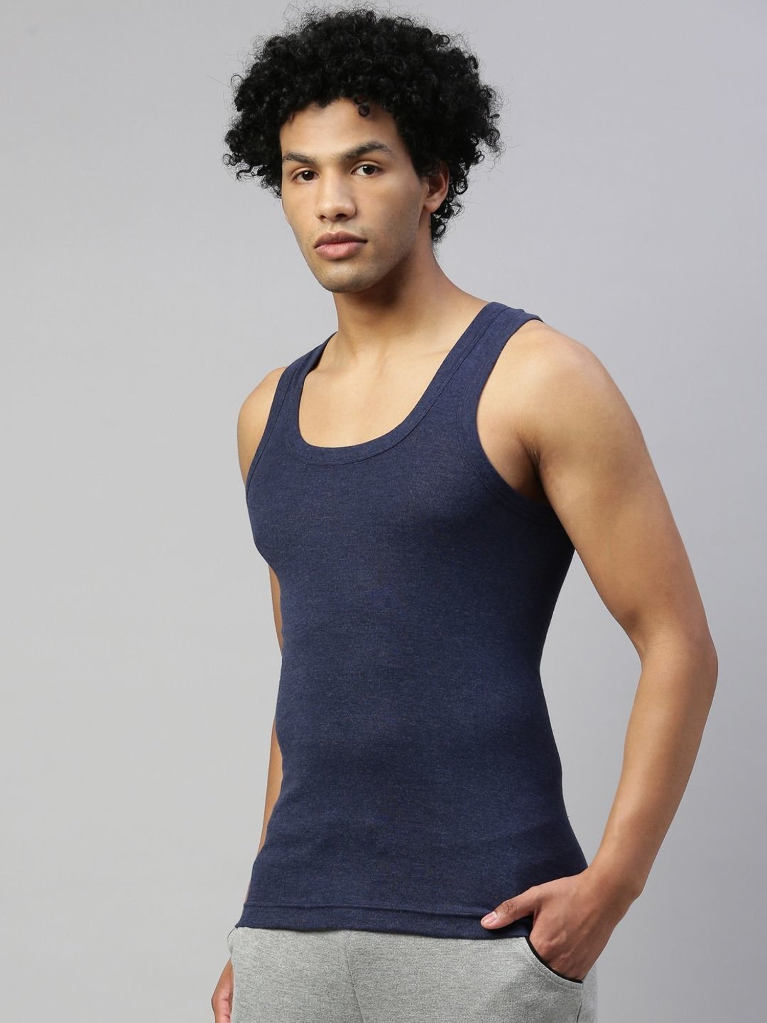 Dixcy Scott Maximus Multi Cotton Regular Fit Vest - Pack Of 3