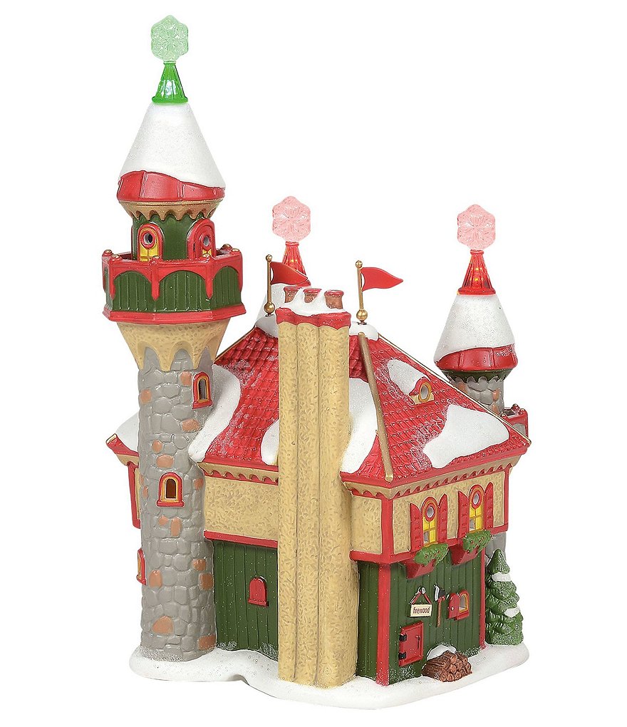 Department 56 North Pole Collection LED Lighted Santa's Snowflake Palace