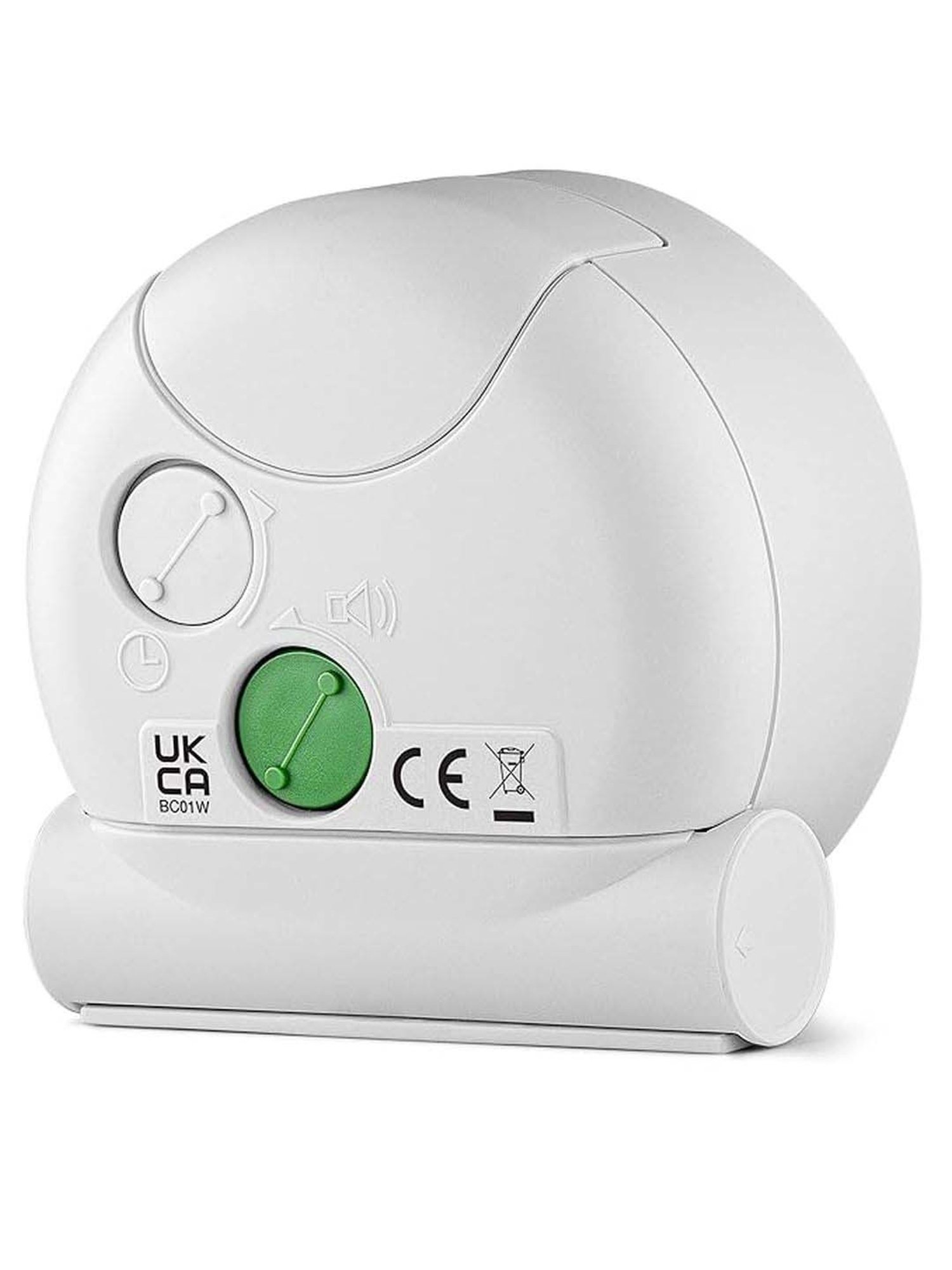 Braun Black Classic Large Analog Wall Clock With Silent Sweep Movement