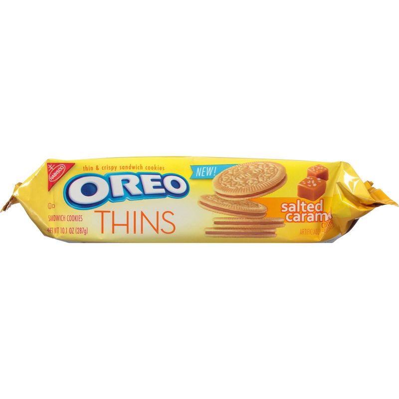 Oreo Thins Salted Caramel Crème Sandwich Cookies - 10.1oz