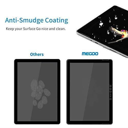 [2 Pack] MEGOO Surface Go Screen Protector [Tempered Glass] [Lifttime Warranty] [Easy Installation] [Bubble Free] [Anti-Scratch], Screen Protector for Microsoft Surface Go (10 Inch, 2018)