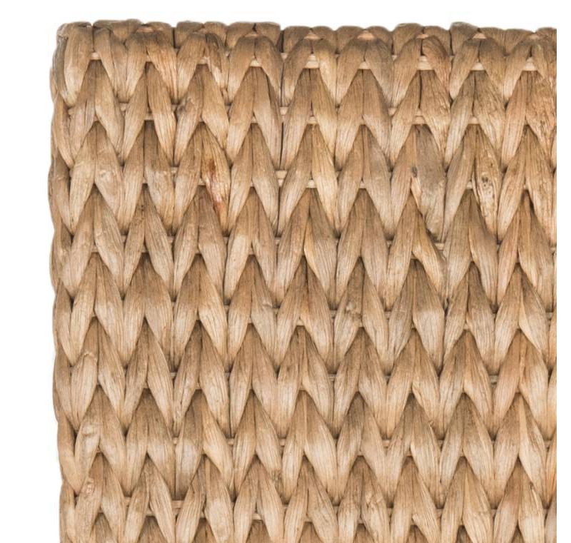 Set of 2 Luz Wicker Dining Chair Natural - Safavieh