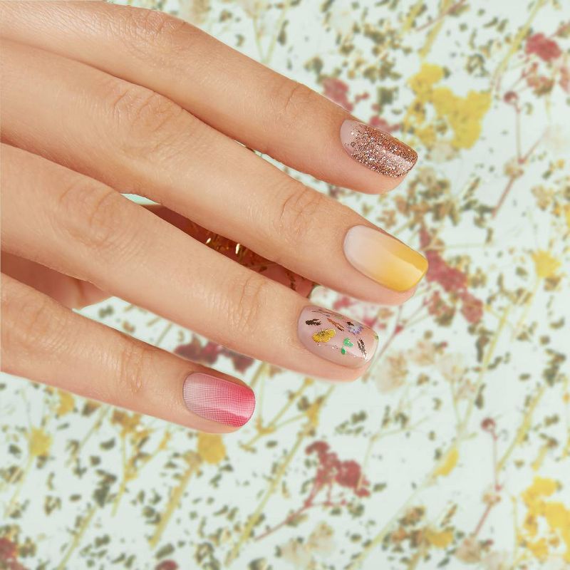 Dashing Diva Gloss Palette Nail Art Kit - Floral Ambition Mini - 20pc