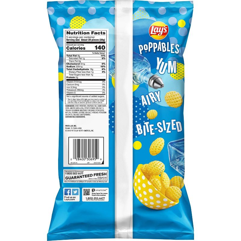 Lays Poppables Sea Salt and Vinegar 5oz
