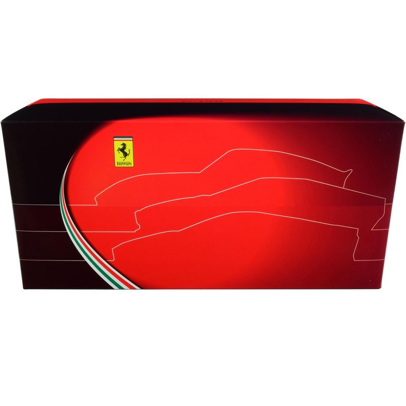 Ferrari FXXK Evo #27 Peter Mann Blue Tour de France with Black Top 1/18 Diecast Model Car by BBR