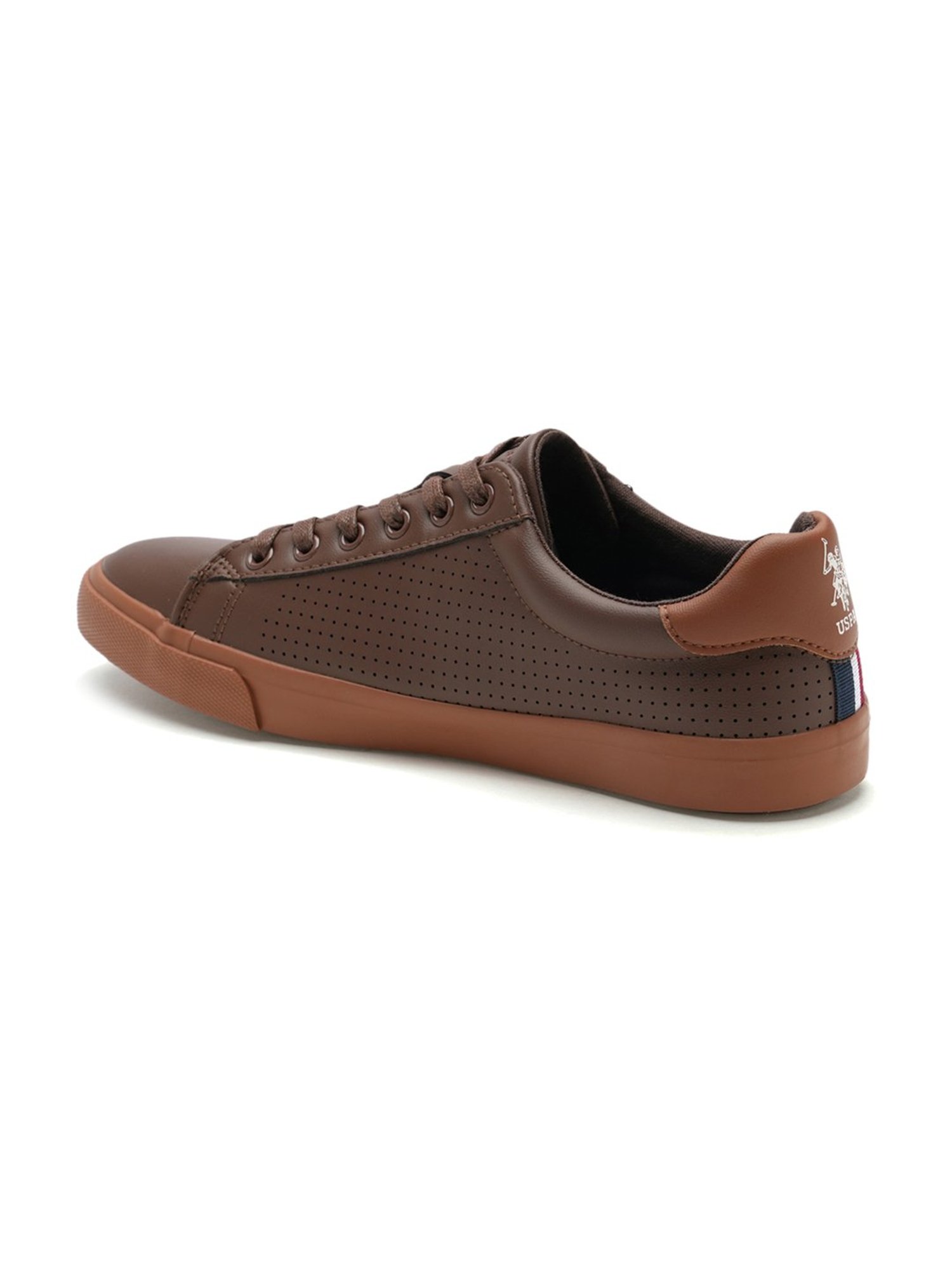 U.S. Polo Assn. Men's Brown Casual Sneakers