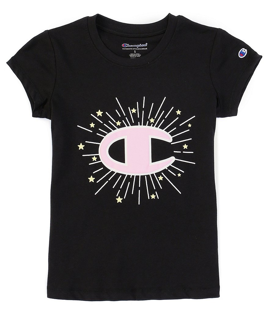 Champion Big Girls 7-16 Short-Sleeve Sun Burst Tee