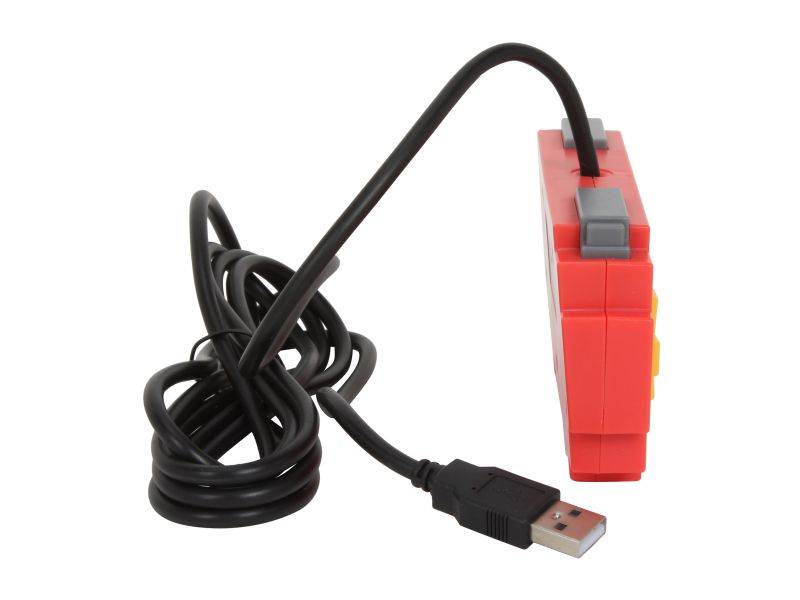 Hyperkin 813048014225 Pixel Art Controller for PC/Mac-Red