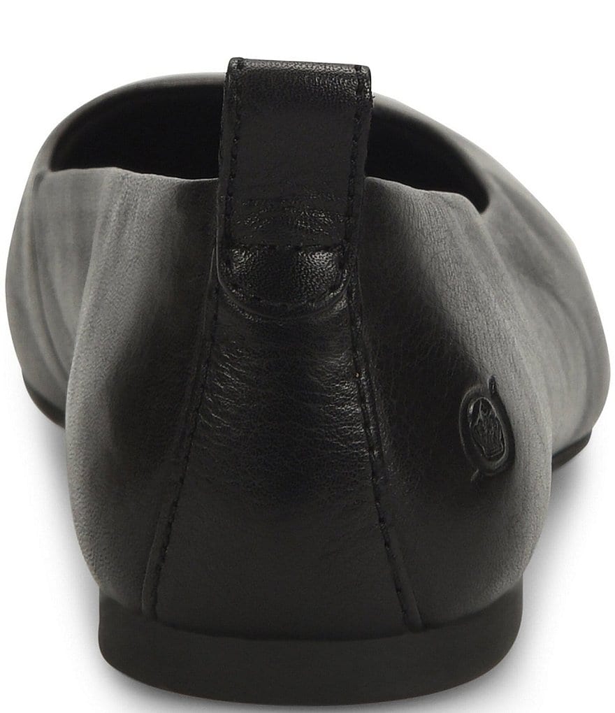 Born Beca Leather Slip-On Flats