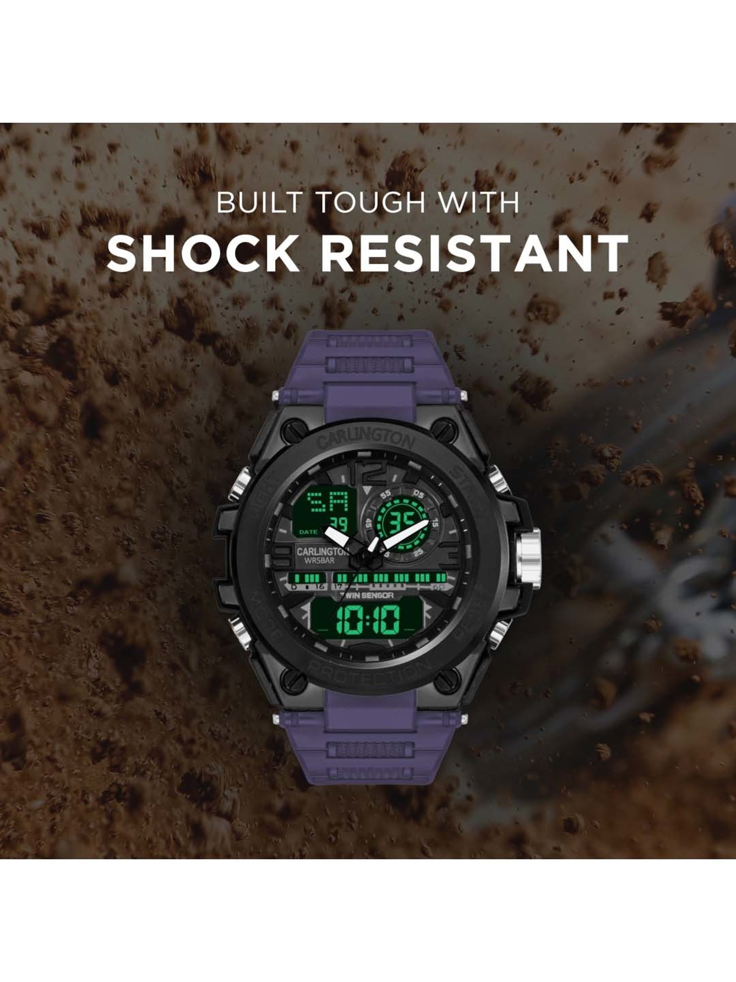 CARLINGTON Endurance 3377 Analog-Digital Watch for Men