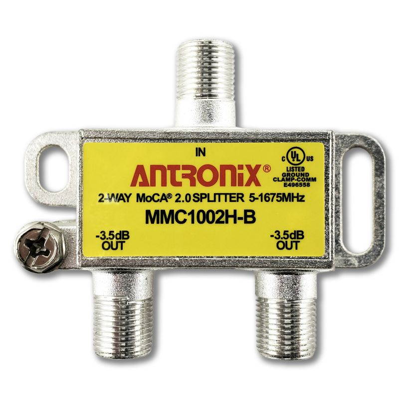 3 way antronix mmc1003hb 51675 mhz moca 2.0 splitter for frontier formerly verizon fios