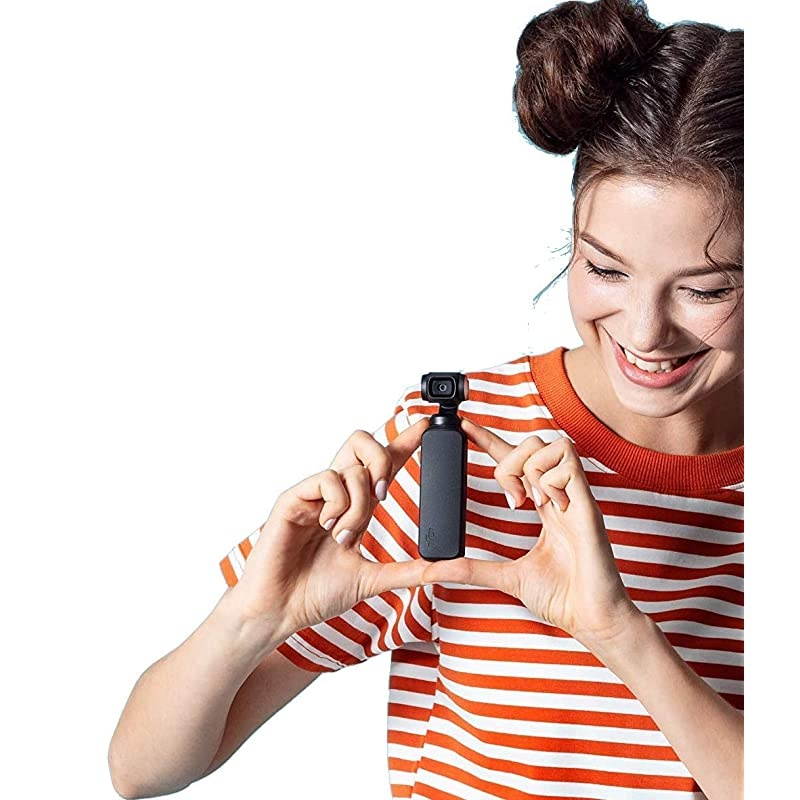 2019  Osmo Pocket Handheld 3 Axis Gimbal with Integrated 4K Camera Bundle, Comes 64GB Extreme Micro SD