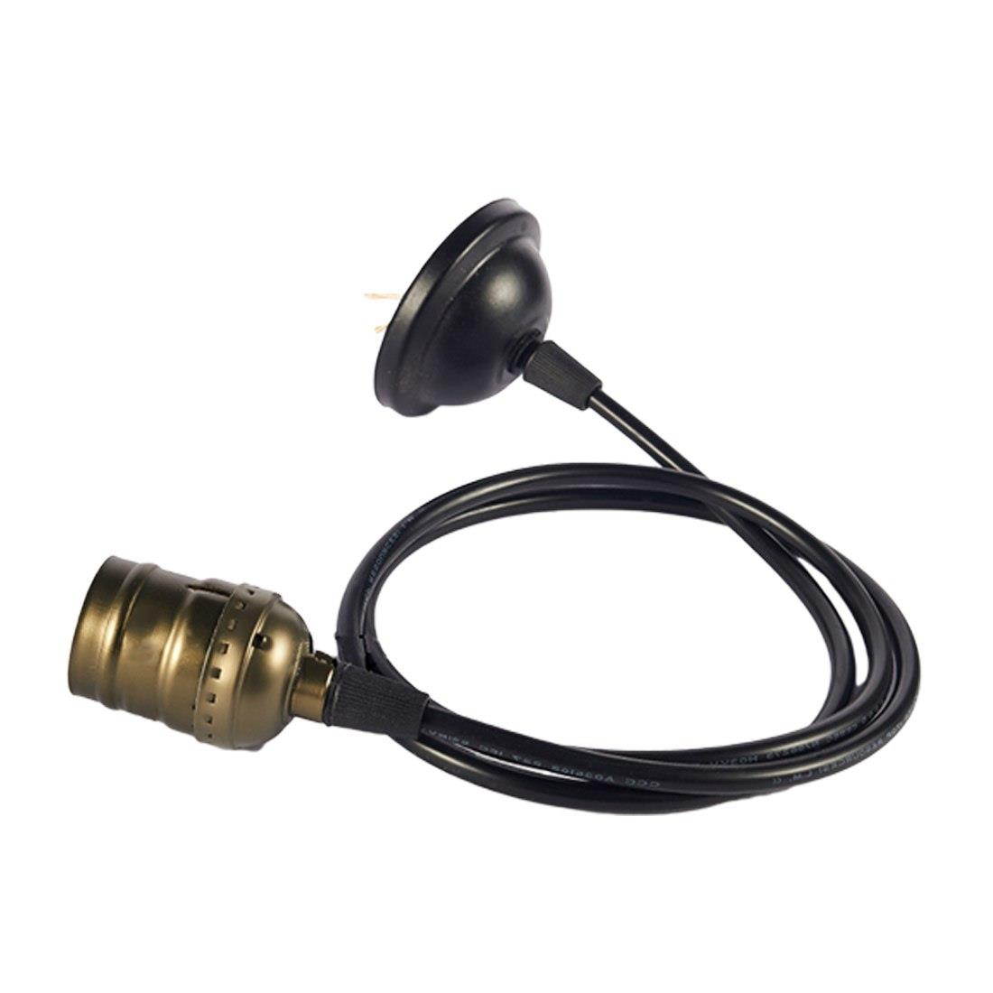 Hot! Lamp Base E27 Vintage Retro Lamp Base Holder Pendant Bulb Light Screw Socket 4 Colors With Switch/No Switch 110V/220V