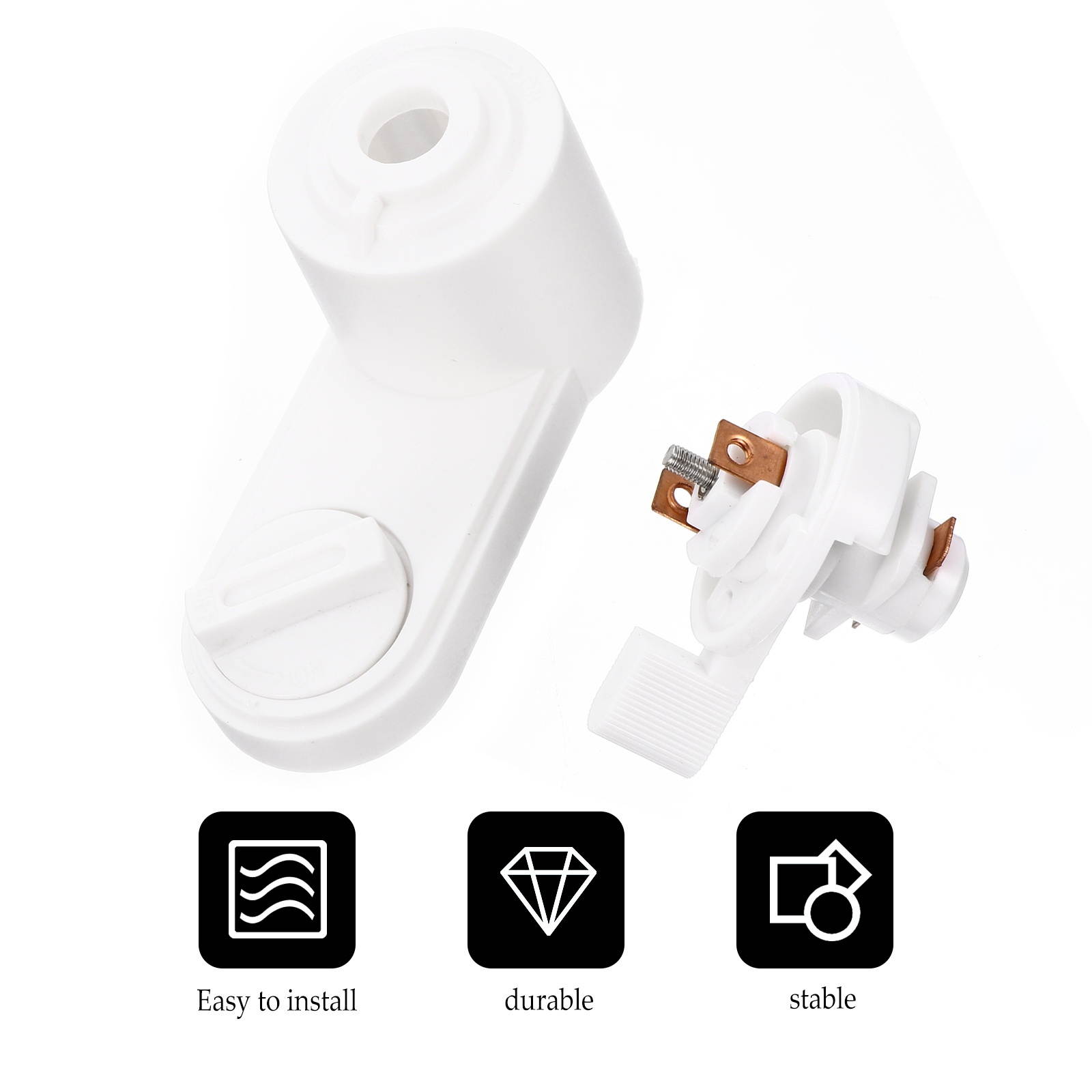 1 Pc Track Light Head Durable Prime High Quality Sturdy Joiner Connector for Rail Light