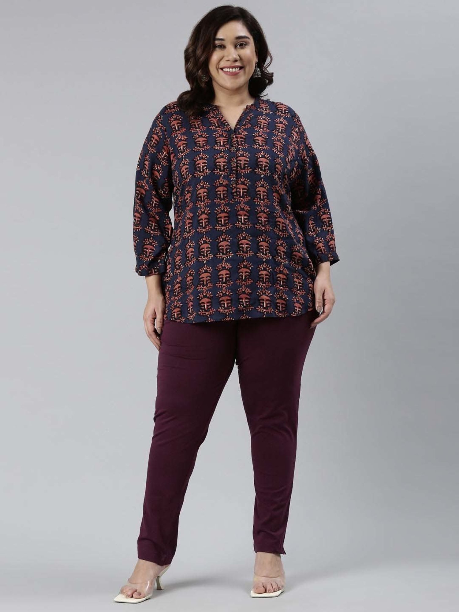 Go Colors! Purple Cotton Pants