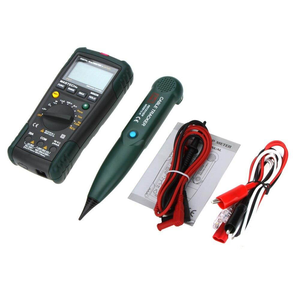 MASTECH MS8236 NCV Auto Ranging DMM Digital Network Multimeters multimetros multimetr multitester medidor dijital multimetre