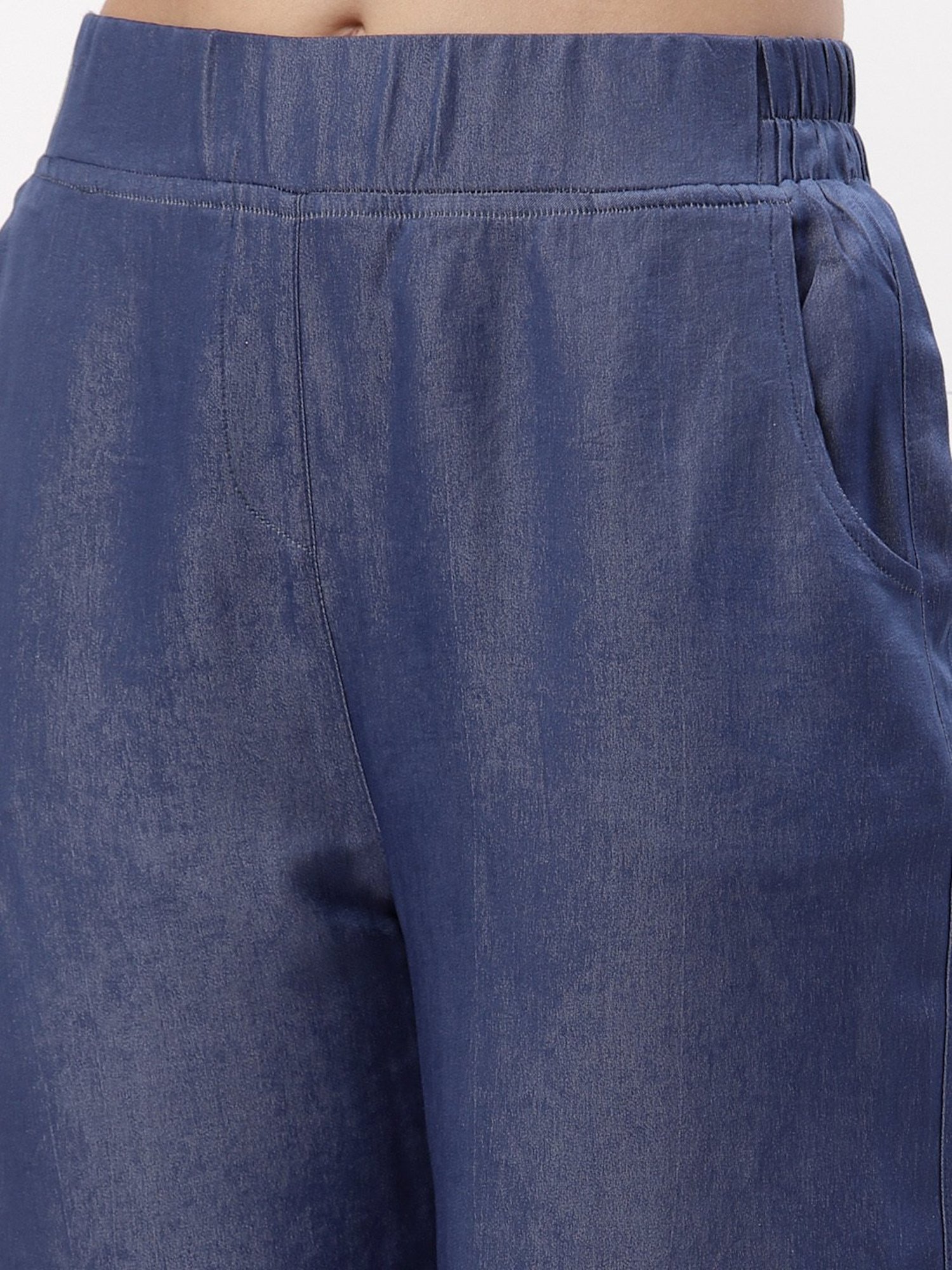 Westwood Blue Mid Rise Culottes