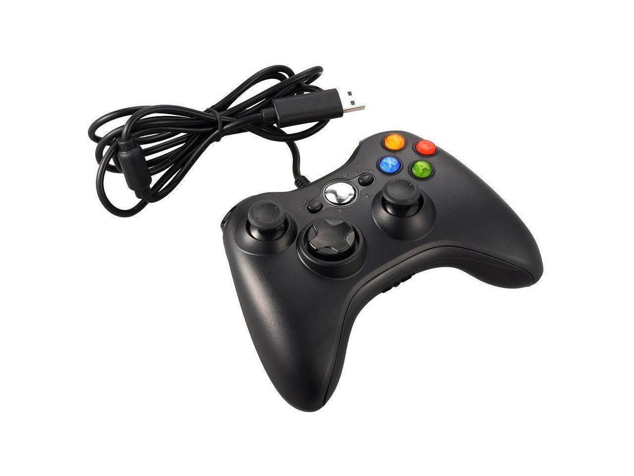 USB Wired Controller Gamepad Joypad Joystick for Microsoft Xbox 360 PC Windows