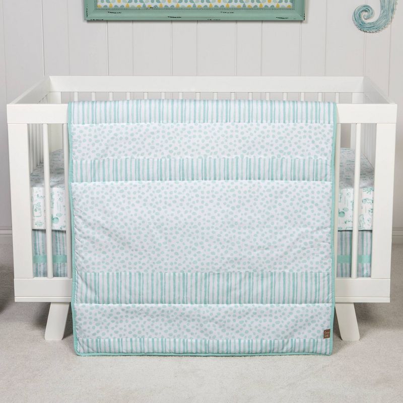 My Baby Sam Heart of Gold Crib Bedding Set - 9pc