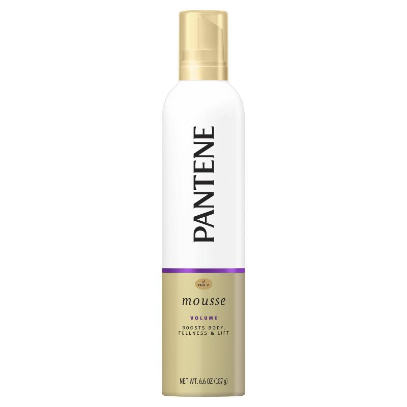 Pantene Pro-V Volume Body Boosting Mousse to Boost Fine Flat Hair Maximum Fullness - 6.6oz