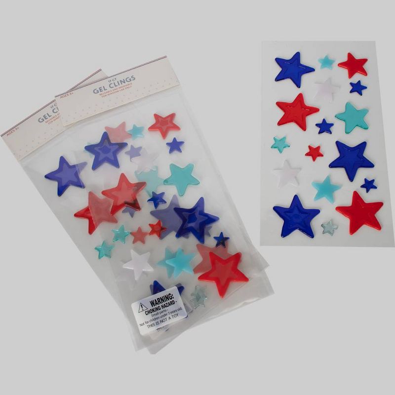 10ct Gel Cling 4th of July - Bullseye's Playground™