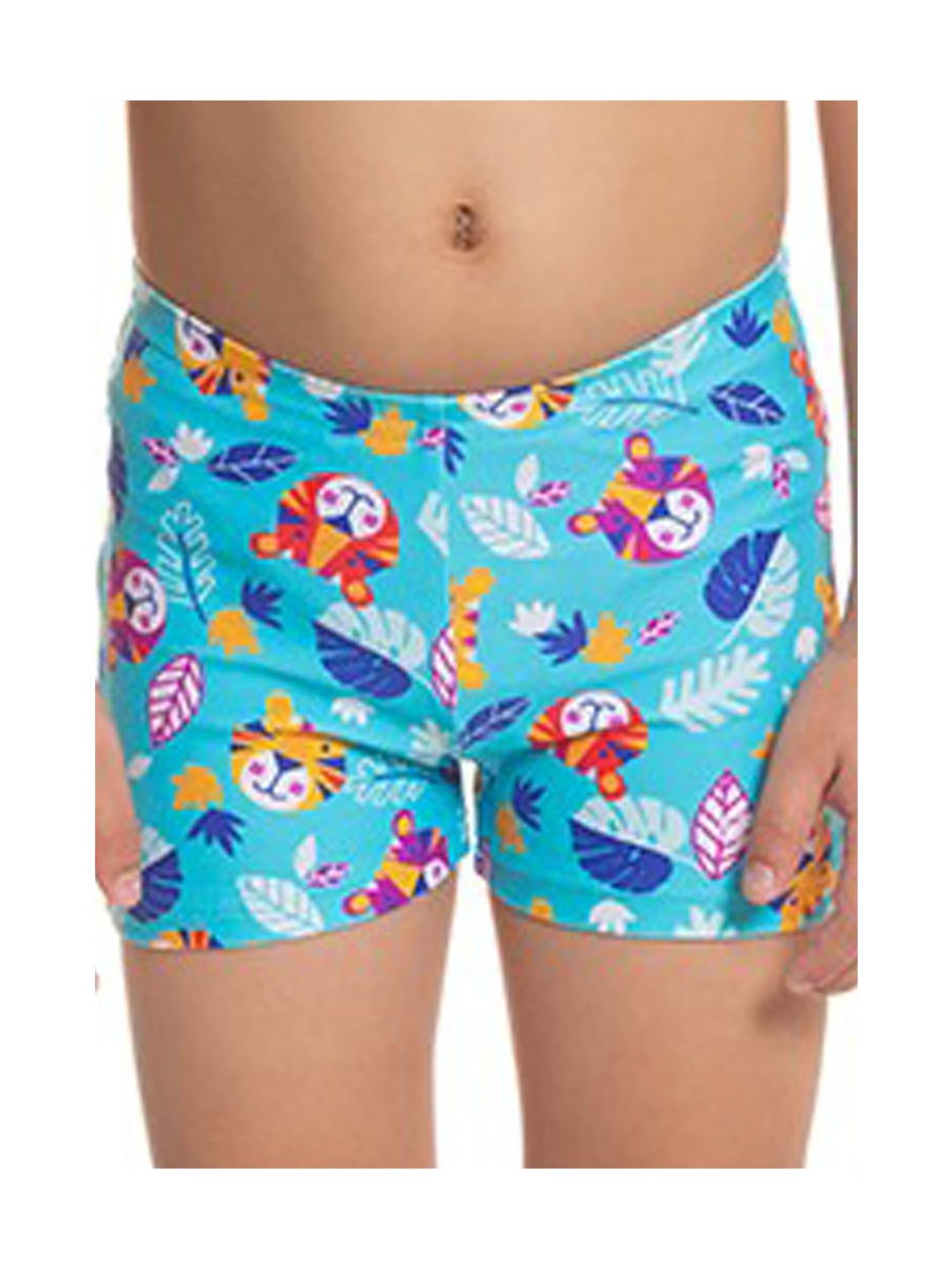 Speedo Kids Blue Printed Swim Shorts
