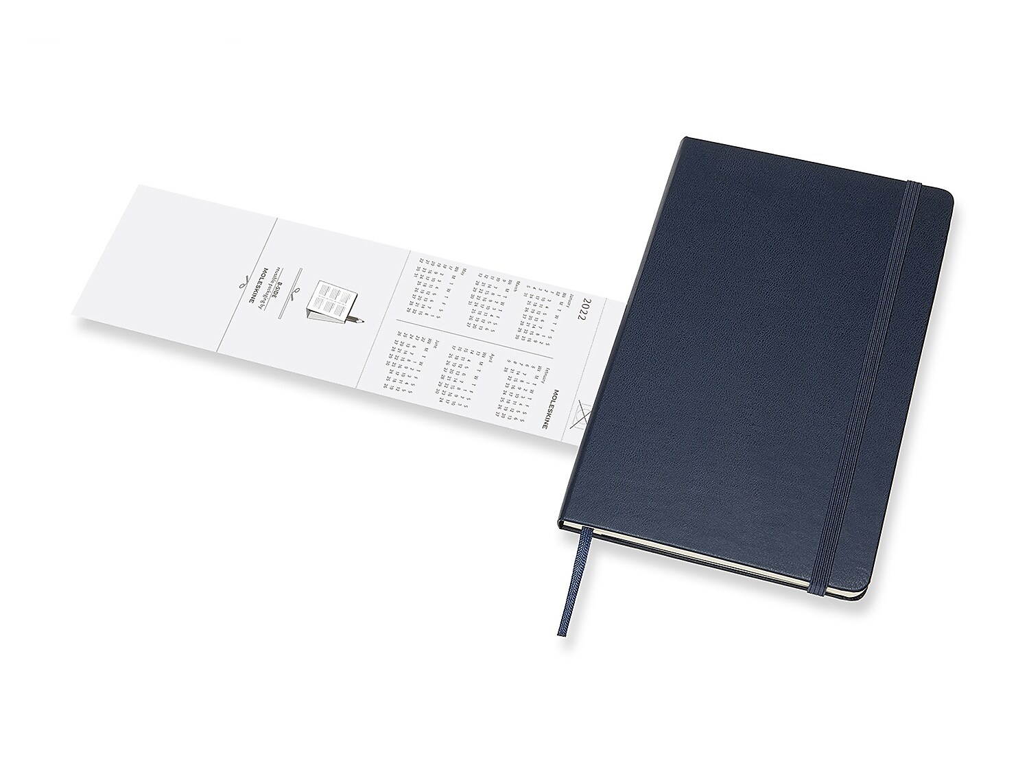 Moleskine 2021-2022 5" x 8.25" Academic Weekly Planner Sapphire Blue 856286