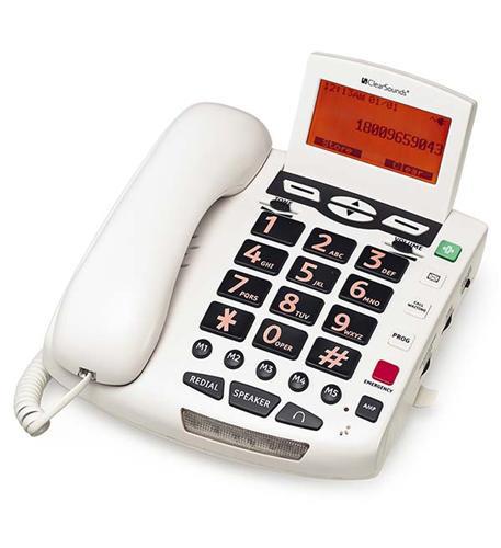 CLEARSOUNDS CSC600W Telephone,Corded,White