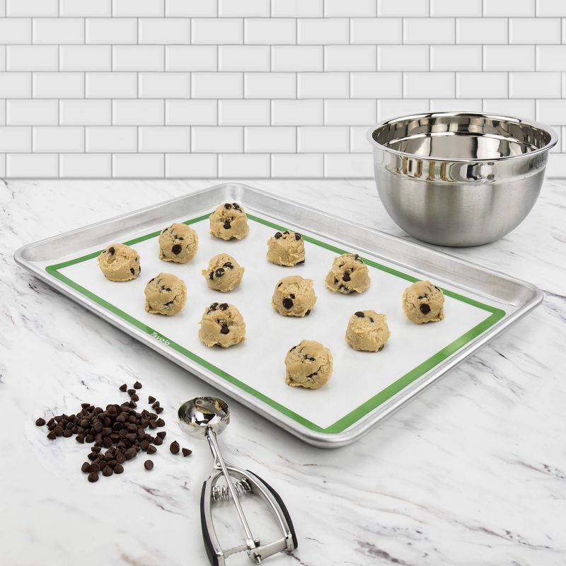 Tovolo TrueBake 16.5" x 11.5" Half-Sheet Baking Mat Pesto 13021-500