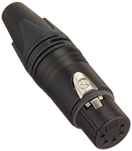 neutrik nc5fxxb 5pin xlr female cable mount connector