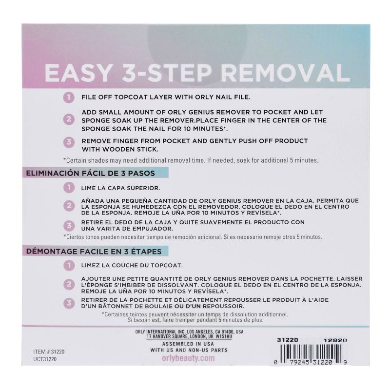 Orly At-Home Gel Nail Polish Remover Kit - 4 fl oz