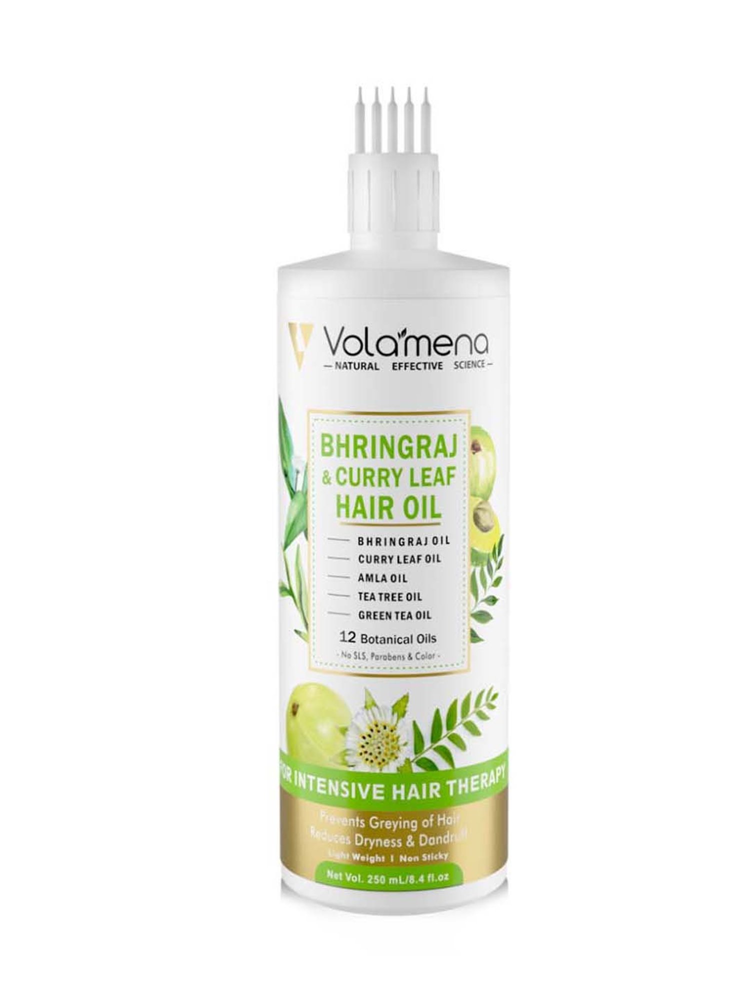 Volamena Bhringraj & Curry Leaf Hair Oil - 250 ml