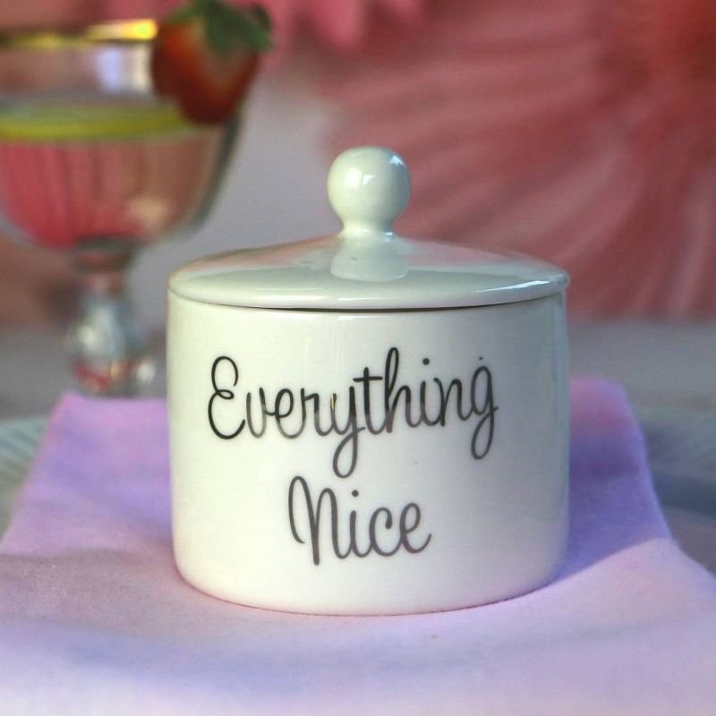12ct "Sugar, Spice and Everything Nice" Ceramic Sugar Bowl