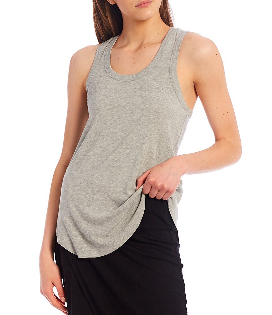 Every Scoop Neck Ribbed Tank