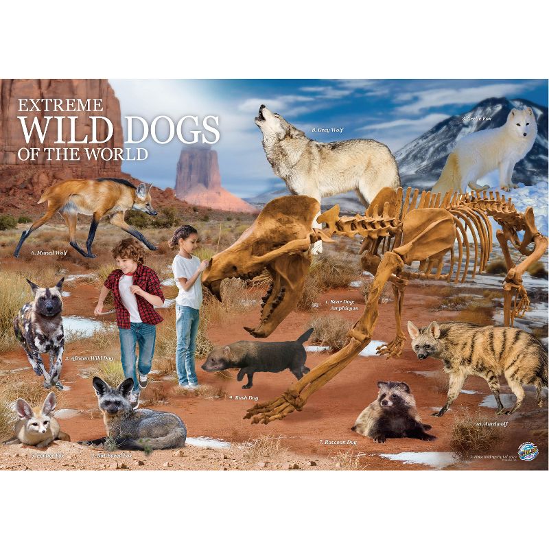 Wild Environmental Science Extreme Wild Dogs of the World - For Ages 6+