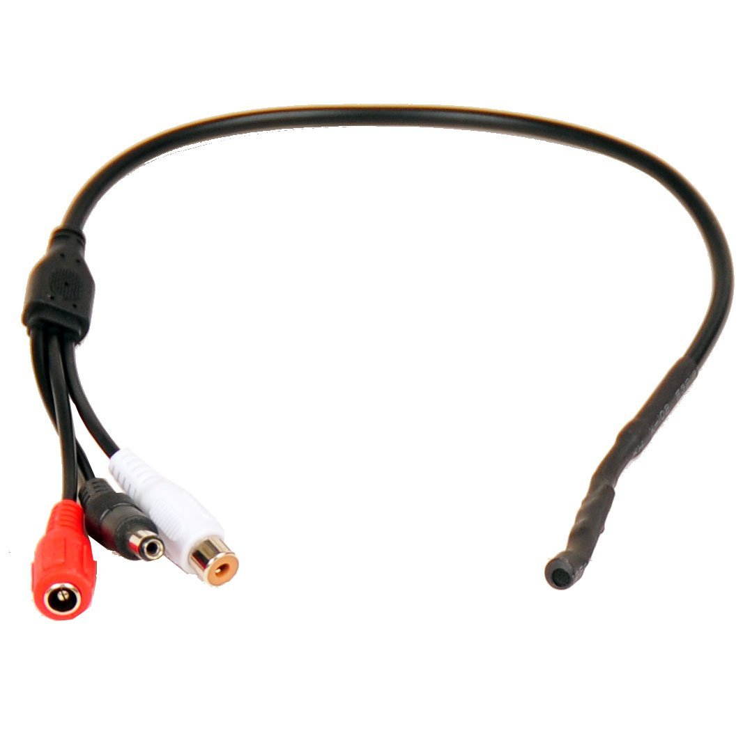 VideoSecu 4 Pack Tiny Spy Preamp Audio Monitoring Recording Pre-amp Microphone Pickup Device for CCTV Surveillance BIC