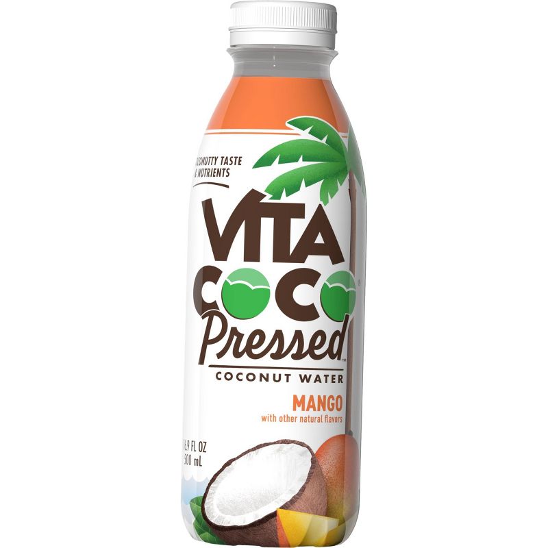 Vita Coco Pressed Mango Coconut Water - 16.9 fl oz Bottle