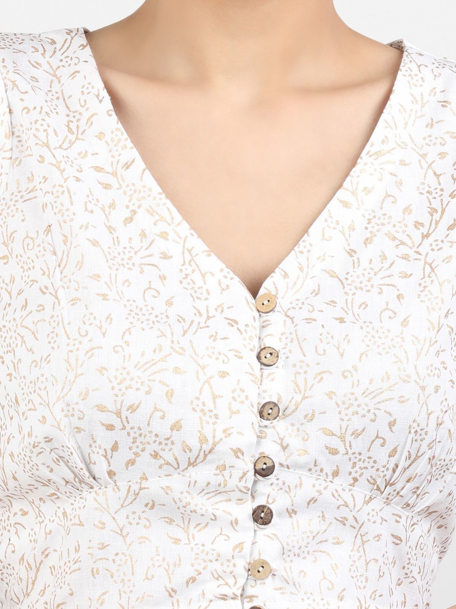 Salwar Studio Red Textured Blouse