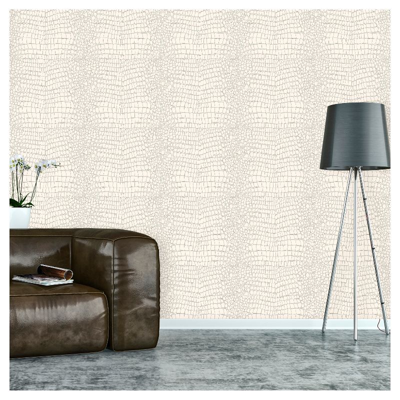 Devine Color Textured Alligator Peel and Stick Wallpaper