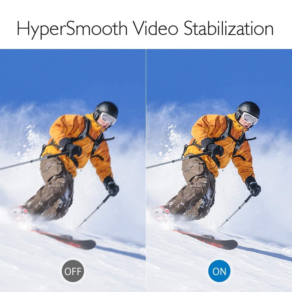 AKASO EK7000 Pro 4K Action Camera with Touch Screen EIS Adjustable View Angle 40m Waterproof Camera Remote Control Sports Camera with Helmet Accessories Kit