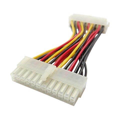 Akust PSU 20pin Male to 24pin Female Power Wire Cable 5.4 Inch 5 PCS