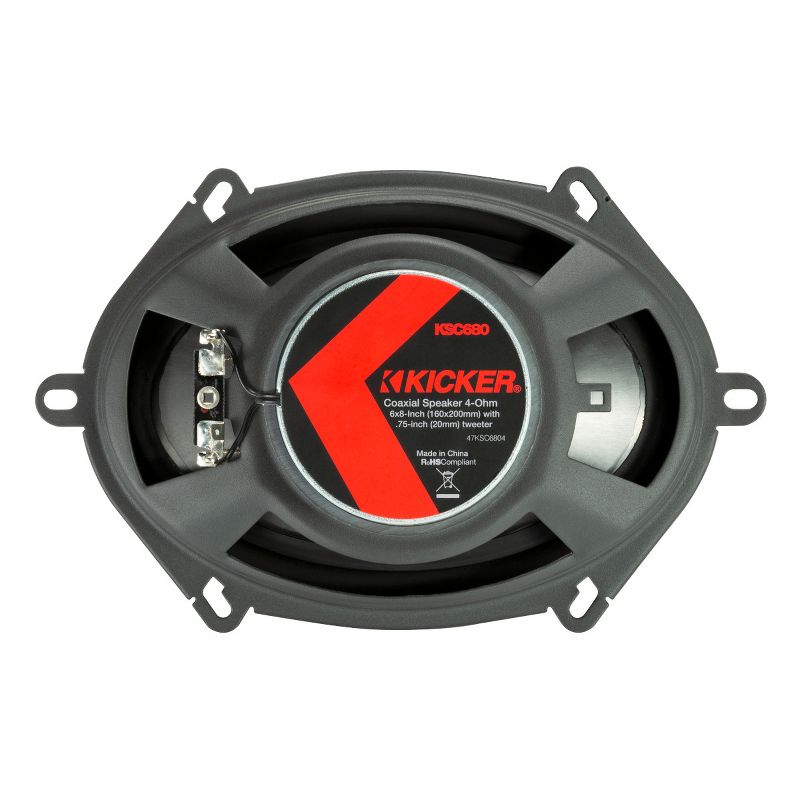 Kicker 47KSC6804 6x8" KS-Series 2-Way Coaxial Speakers