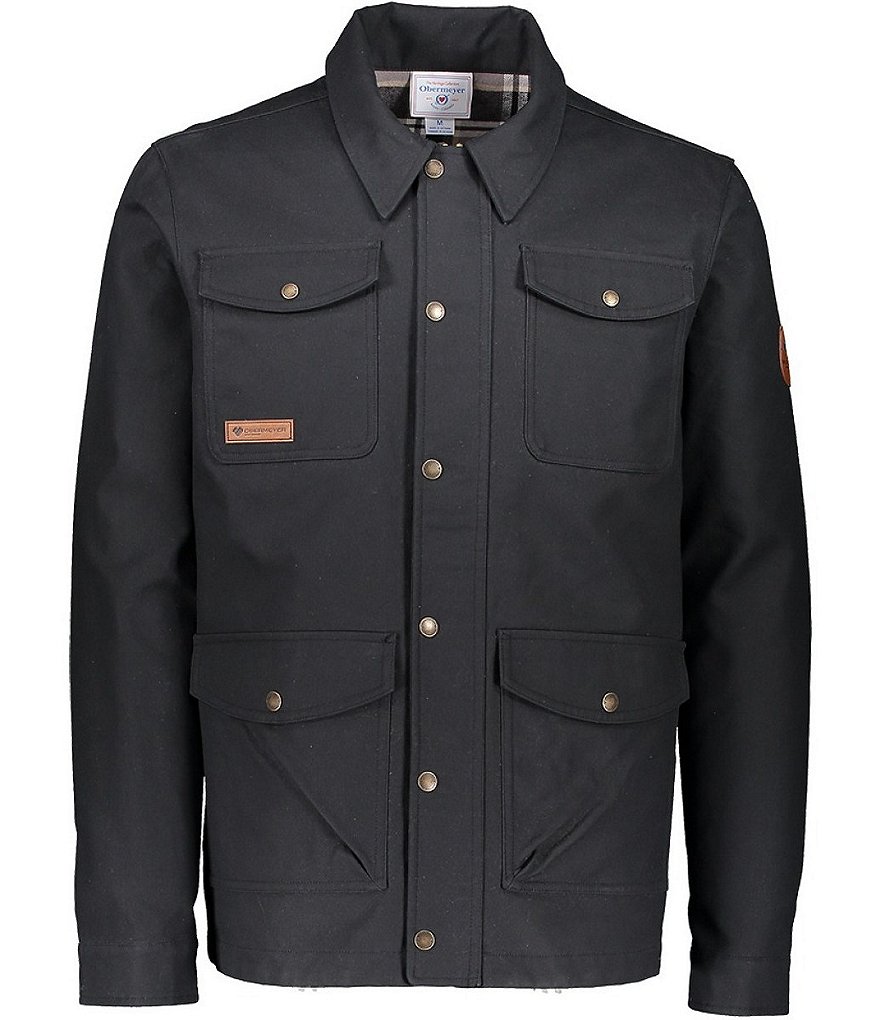 Obermeyer Oliver Waxed Cotton Flannel lined Jacket