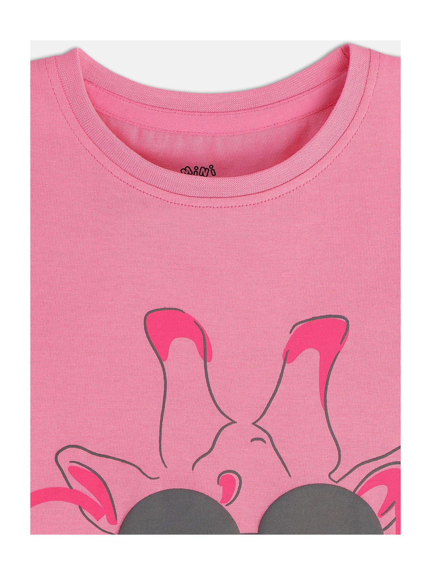 MINIKLUB Kids Pink Printed Top
