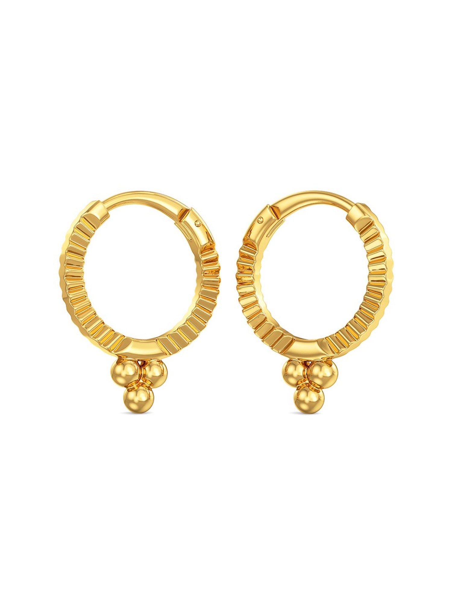 P.C. Chandra Jewellers 14 kt Gold Earrings