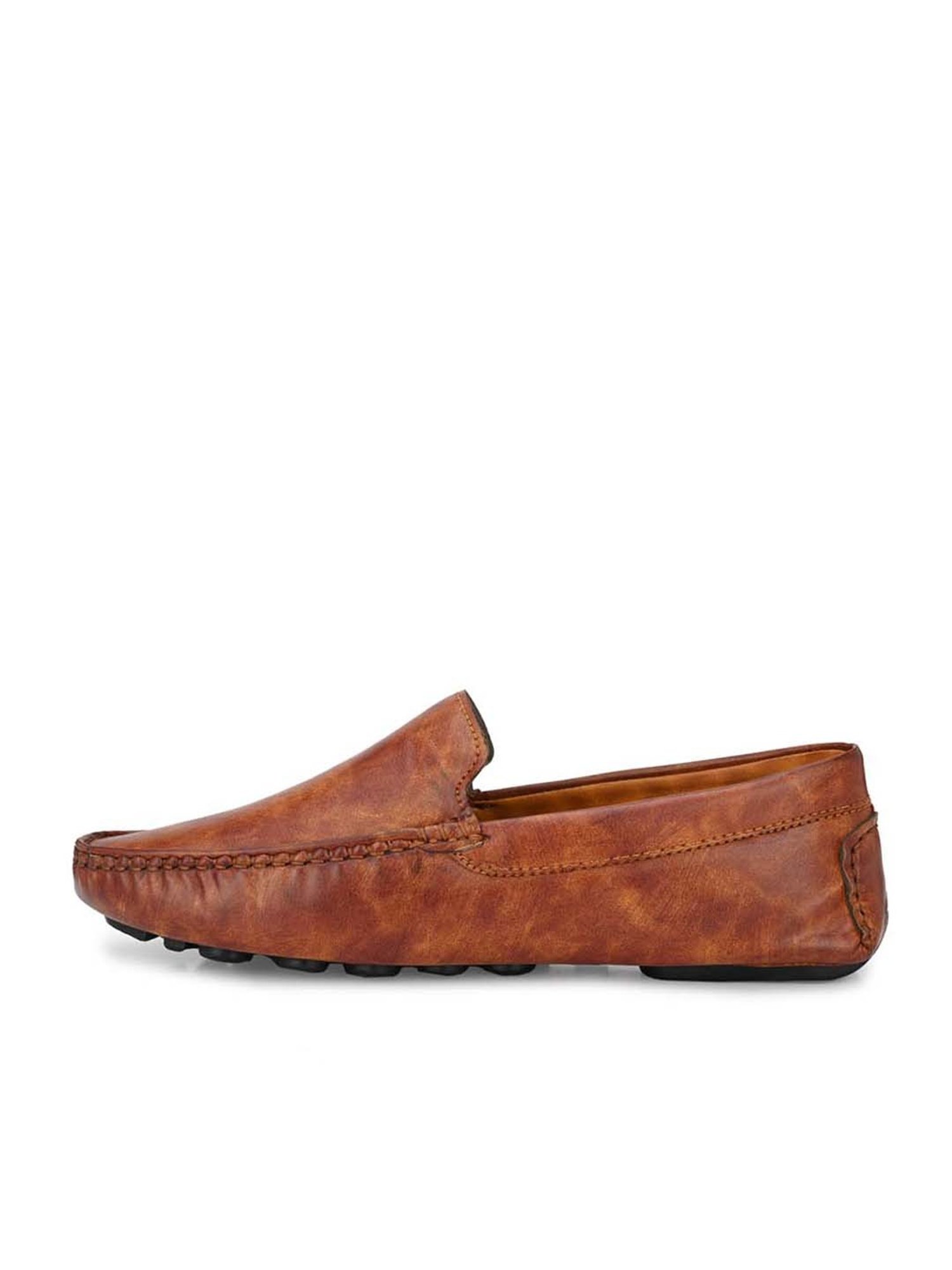 Eego Italy Men's Tan Casual Loafers