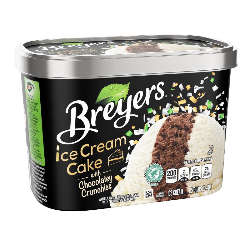 Breyers Ice Cream Cake with Chocolatey Crunchies Ice Cream - 48oz