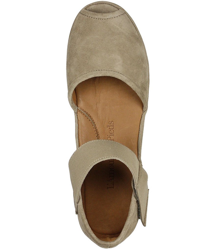 L'Amour Des Pieds Amadour Suede Flatform Sandals