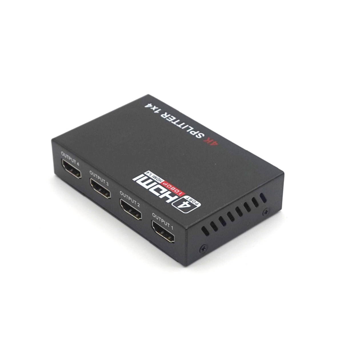 Plugadget HDMI Switcher 1X4 1 In 4 Out HDMI Splitter Amplifier 1X2 1 In 2 Out Support HDCP 1080P 4K/2K 3D For HDTV DVD PS4 Xbox