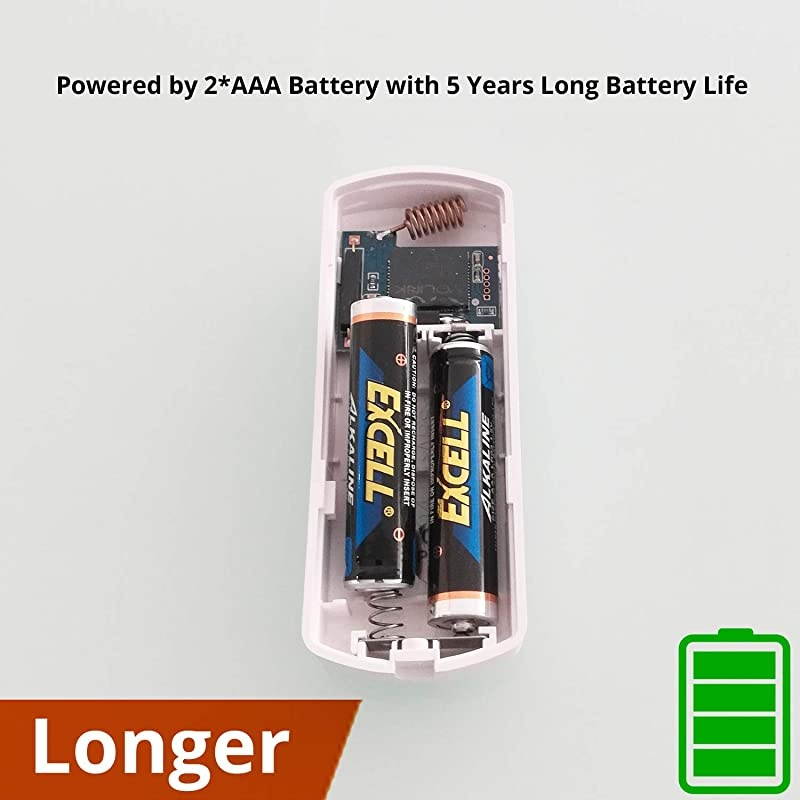 Smart Door Sensors 14 Mile Worlds Longest Range Wireless Window Door Sensor Works with Alexa IFTTT Smartphone Monitor App Alerts Open Reminder Smart Home Security Kit 4 Packs  Hub Included